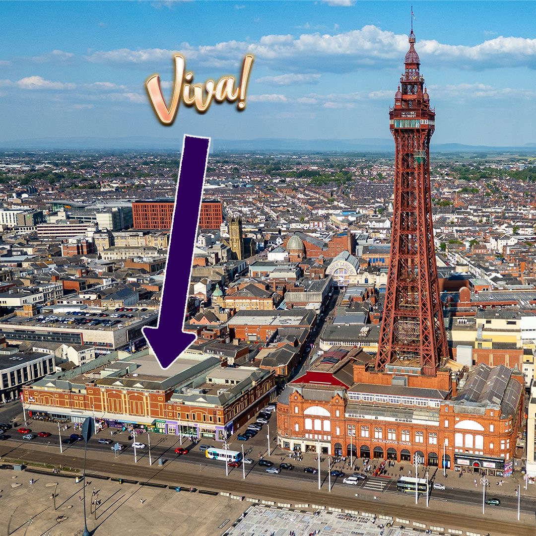 Viva Blackpool, located next to Blackpool tower on the promenade