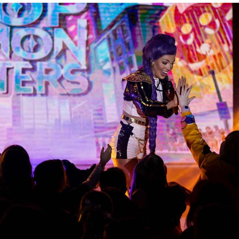 K-Pop Demon Hunters Tribute Show performer Romy on stage in Blackpool with show tickets available now