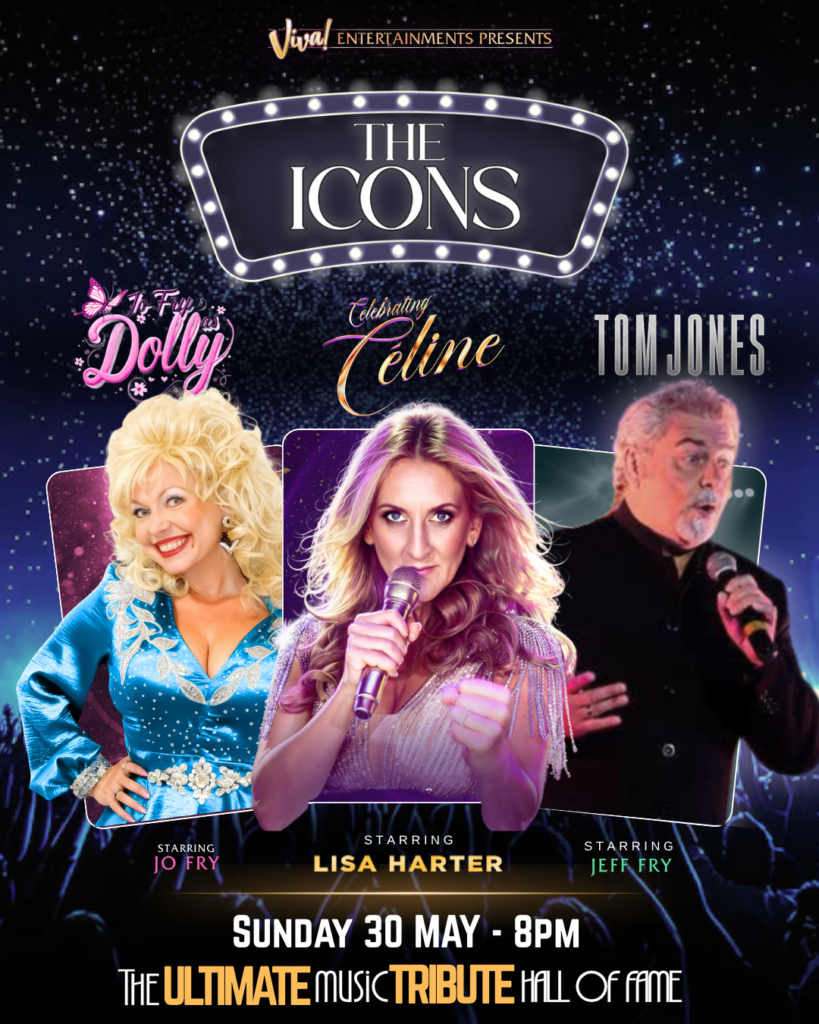 Viva Presents: The Icons – The Ultimate Music Tribute Hall of Fame | Dolly, Celine & Tom